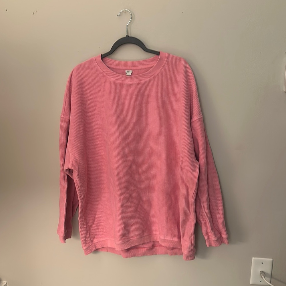Aerie Pink Long Sleeve Tee Lightweight Casual Top